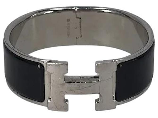 Hermès-Armband aus schwarzem Metall  ref.668455