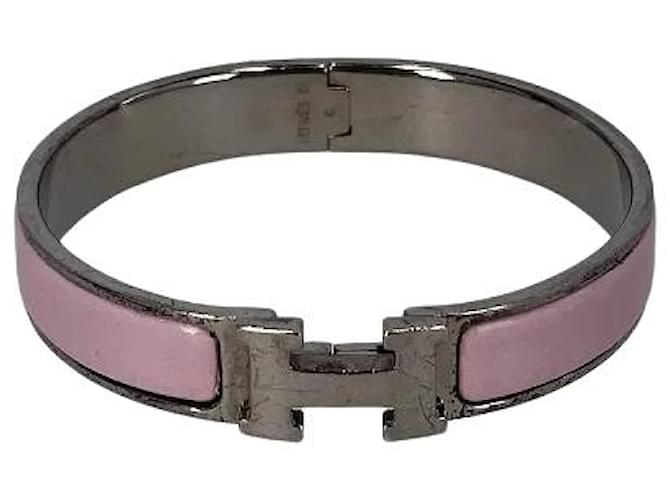 Pink Metal Hermès Bracelet  ref.668473