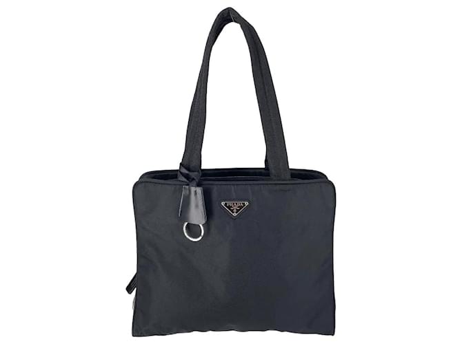 Black Nylon Prada Shoulder Bag  ref.668644