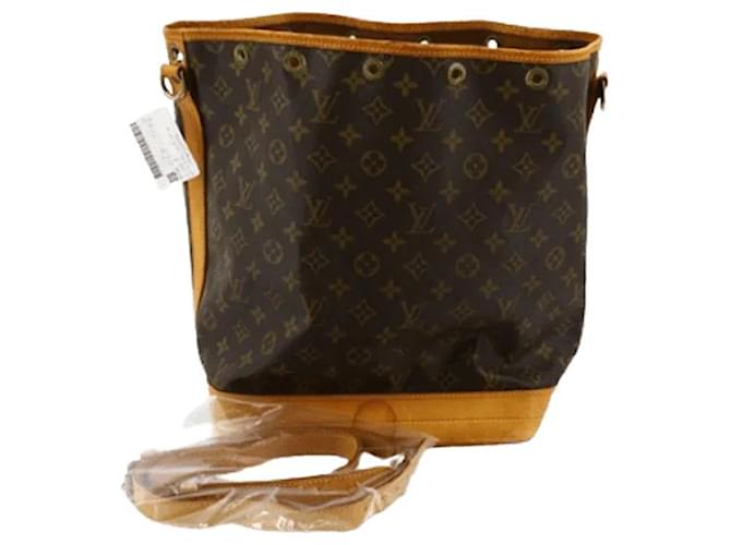 Brown Coated Canvas Louis Vuitton Noe Cloth  ref.668904