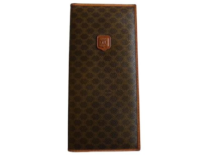 Céline Purses, wallets, cases Brown Leather Cloth  ref.669163