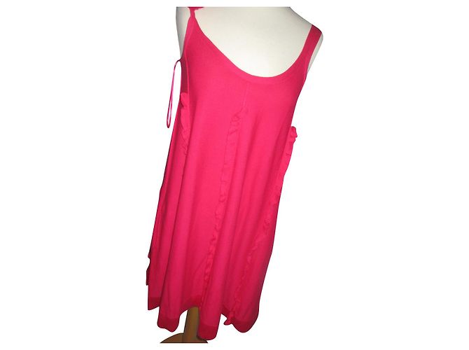 Vestido de Sonia Rykiel pour H&M de algodón fucsia
