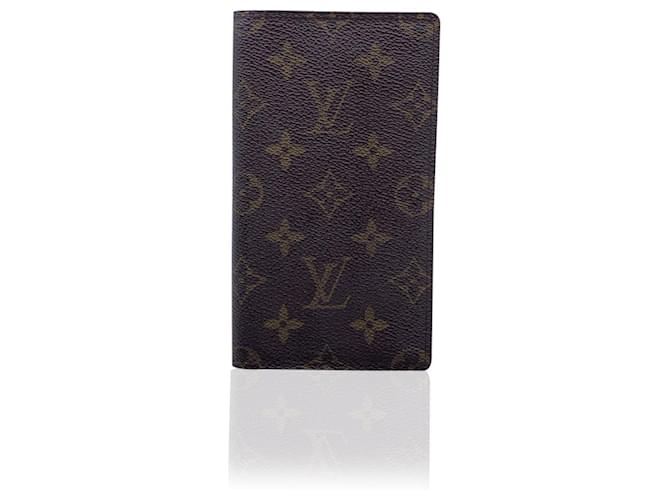 Louis Vuitton Vintage Monogram Canvas Vertical Bifold Long Wallet
