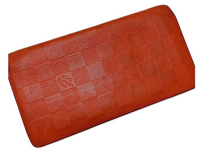 Louis Vuitton Portefeuille Brazza Red