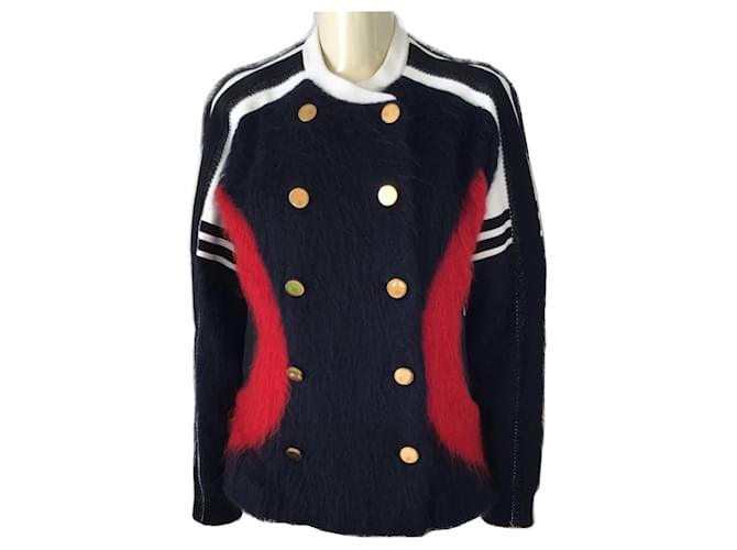 Abrigo de la chaqueta de Louis Vuitton Multicolor Lana Mohair  ref.669825