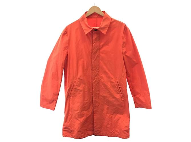 **Acne Studios (Acne) Stainless collar coat/48/Polyester/ORN Orange  ref.669848