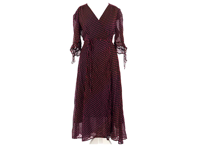The Kooples robe Black Silk  ref.669862