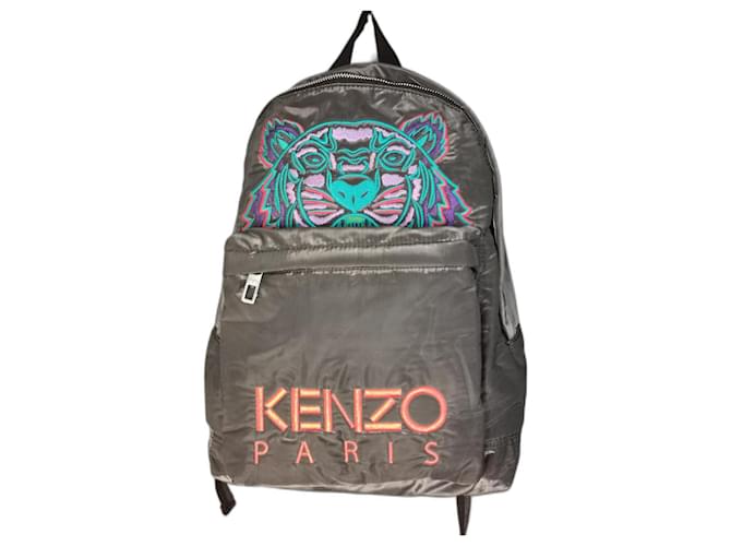 Kenzo Bags Briefcases Multiple colors Dark grey Polyester Nylon  ref.669910