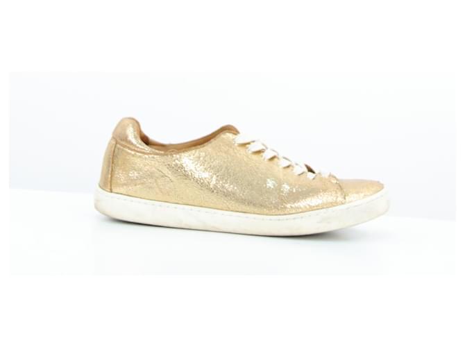 Baskets Sézane 40 Golden Leather  ref.669960