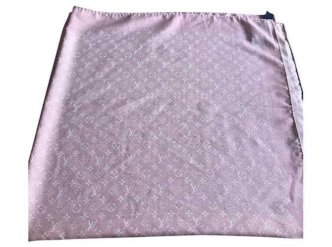 Louis Vuitton Scarves Pink Wool  ref.670080