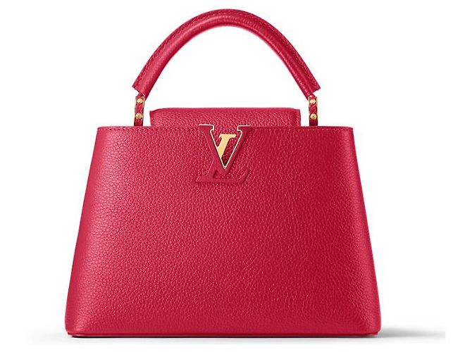 Louis Vuitton LV Capucines BB rosso scarlatto