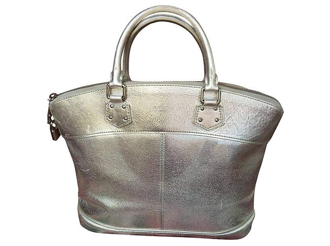 Sac à main Louis Vuitton Lockit en cuir métallisé