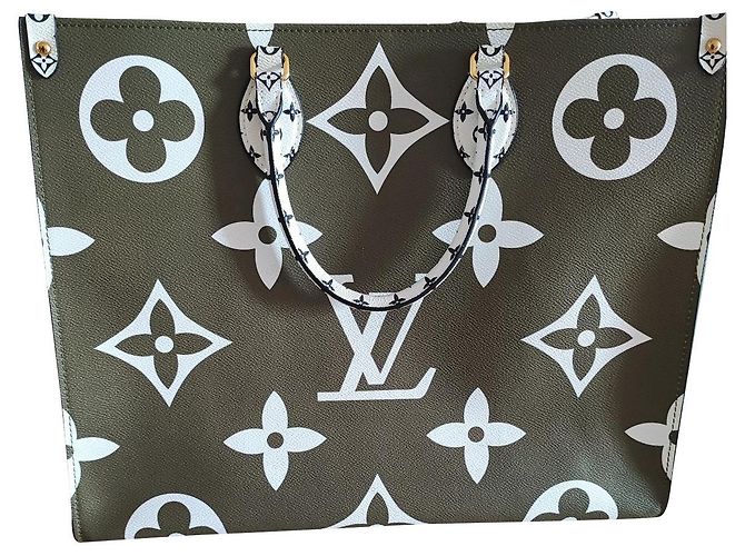 Louis Vuitton OnTheGo Bolsa Tote em Couro Monogram Empreinte Multicor