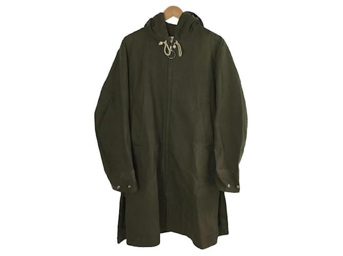 **Acne Studios (Acne) Hooded coat/50/cotton/GRN Green  ref.670601
