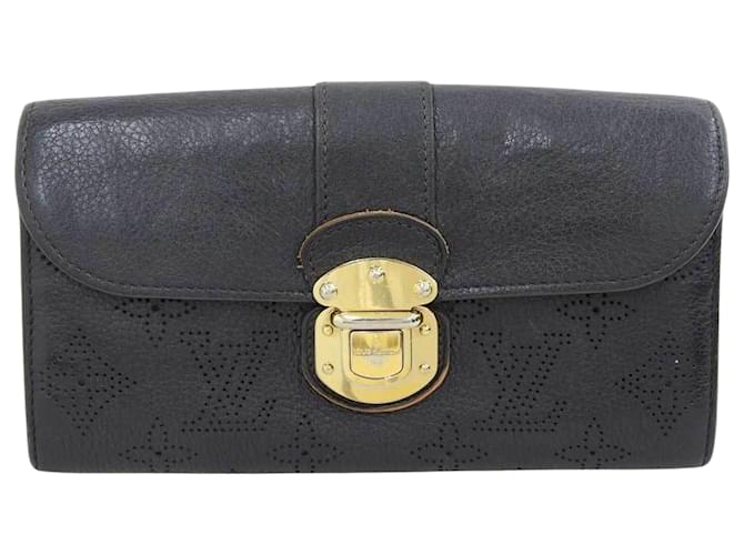Louis Vuitton Mahina Black Leather  ref.670763