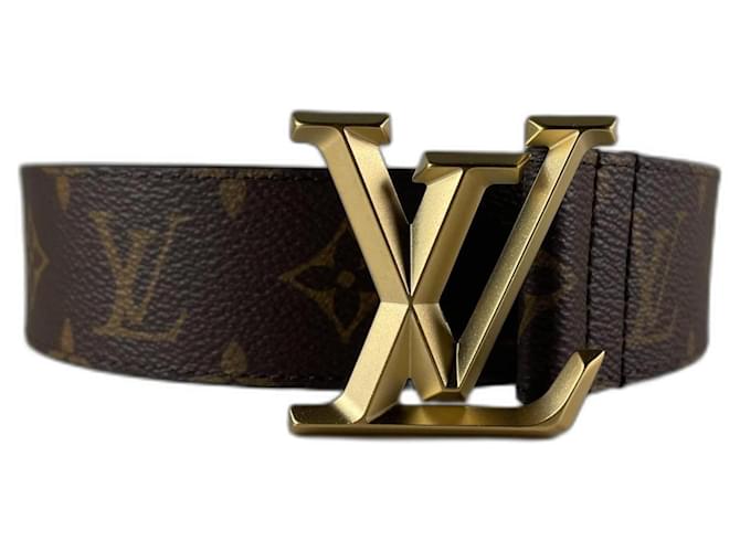 Louis Vuitton LV Pyramid Belt 40 MM Brown Cloth ref.670810 - Joli Closet