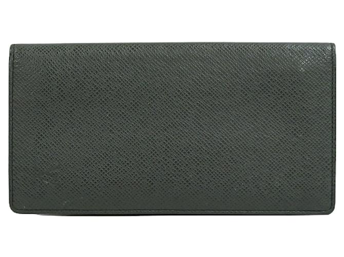 Louis Vuitton Portefeuille Brazza Black Leather  ref.671011