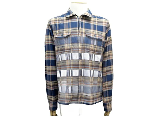 NUOVA GIACCA BARBOUR CLAUDE OVERSHIRT STEVE MCQUEEN MOS0013NY91 48 GIACCA CAPPOTTO M Blu Cotone  ref.671129