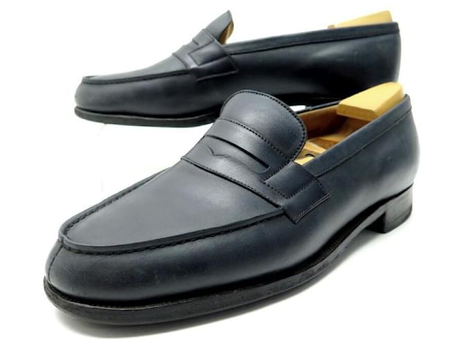 JM WESTON SHOES 180 Church´s Loafers 6D 40 IN BLUE LEATHER + LOAFERS Navy blue  ref.671149