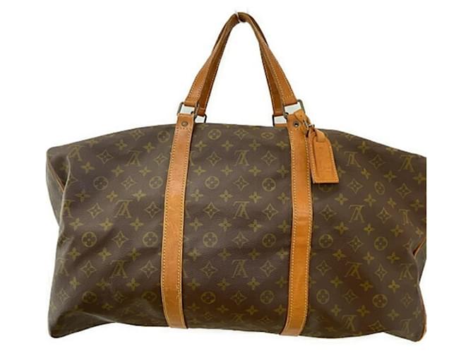 Louis Vuitton Keepall 55 Brown Cloth  ref.671294