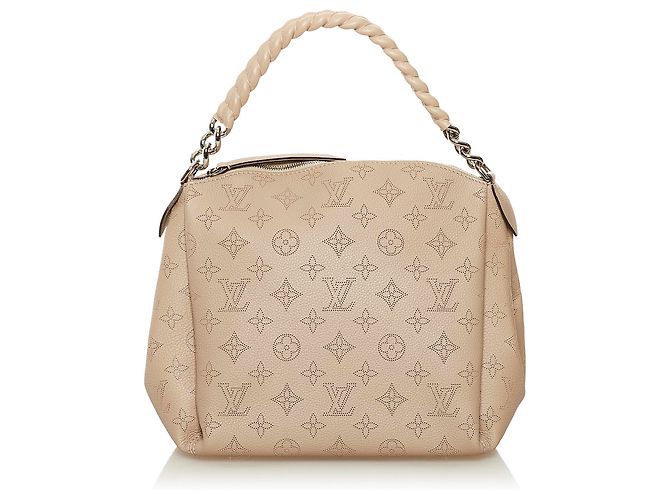 Louis Vuitton Marrone Mahina Babylone BB Beige