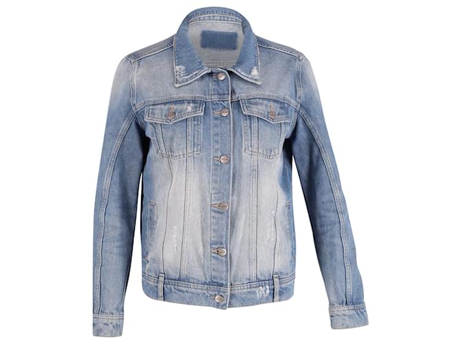 Giacca di jeans Anine Bing in cotone blu  ref.671572