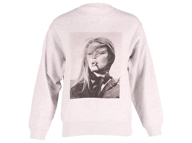 Anine Bing Ramona Sweatshirt in Grey Cotton  ref.671716