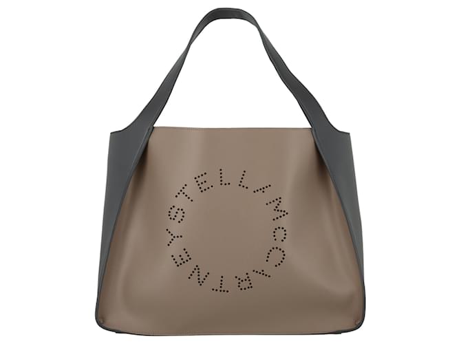 Stella Mc Cartney Bolsa com logo bicolor Stella McCartney Multicor Plástico Poliuretano  ref.671840