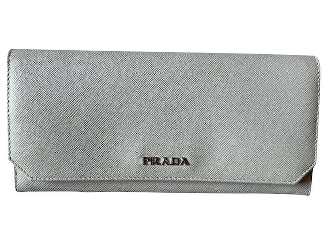 Prada Purses, wallets, cases White Leather  ref.672014