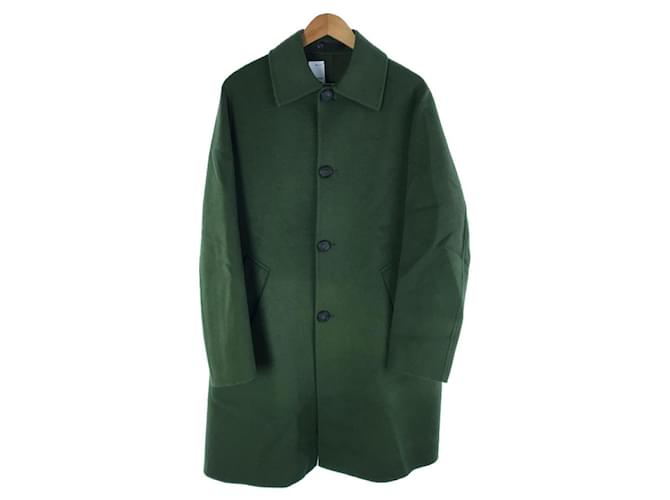 **Estúdios de Acne (Acne) casaco de mistura de cashmere de rosto forrado/casaco/46/Lã/GRN Verde  ref.672592