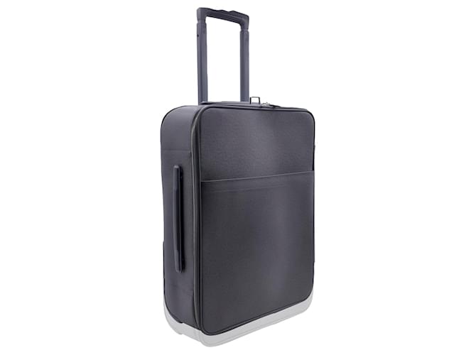 Louis Vuitton Grey Taiga Pegase 55 Full Set Trolley Rolling Suitcase  Leather ref.672733 - Joli Closet