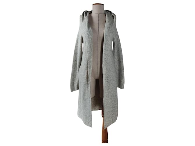 Autre Marque Knitwear Grey Wool Elastane Nylon  ref.672746