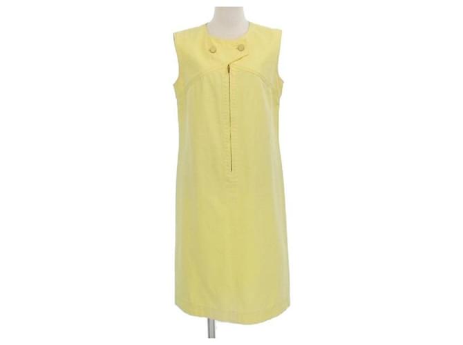 * Chanel 01C dress Yellow Cotton  ref.672763