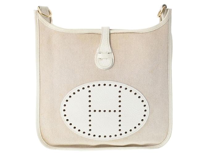 Hermès Evelyne Beige Cloth  ref.673204