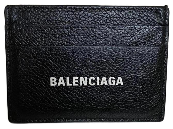 Balenciaga Wallets Small accessories Black Leather  ref.673677