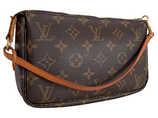 Louis Vuitton Pochette Accessoires monogram Brown Cloth ref.673705 - Joli  Closet