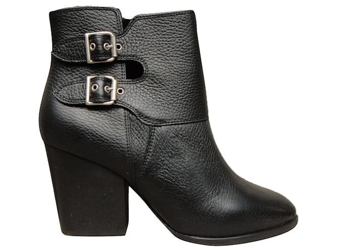 The kooples p boots 40 New condition Black Leather  ref.673846