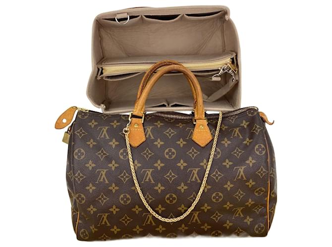 Sacs Louis Vuitton Speedy 35 Marron d'occasion