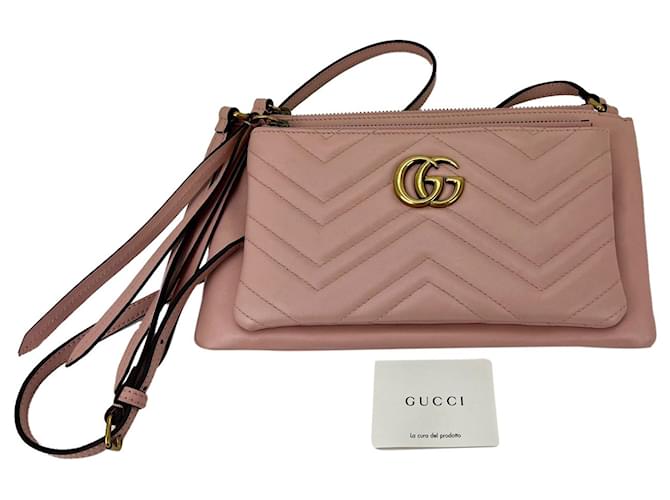 Pre-owned Gucci GG Marmont Matelasse Small Shoulder Bag