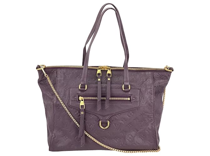 Louis Vuitton Handtasche Lumineuse Monogram Empreinte Leather Purple W/insert gebraucht Lila Leder  ref.674155