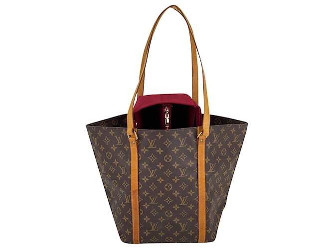Authentic LOUIS VUITTON Sac Shopping Tote Monogram Shoulder Bag
