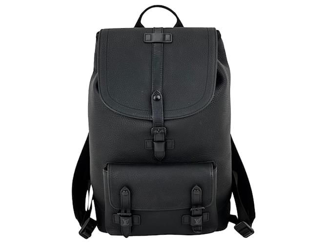 Hudson Slim Pebbled Leather Backpack