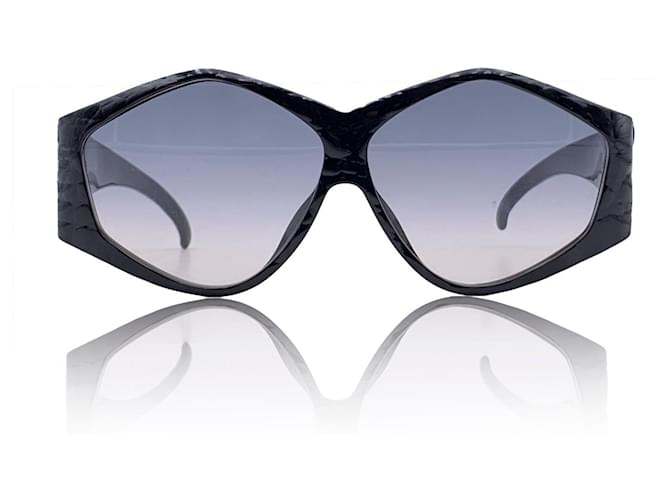 Christian Dior lunettes de soleil vintage 2230 90 Optyle noir 64-10 130 MM Acetate  ref.674224