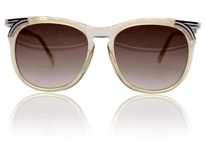 Autre Marque Vintage Beige Sunglasses mod. 113 Col. 82 52/16 130 MM Acetate  ref.674226