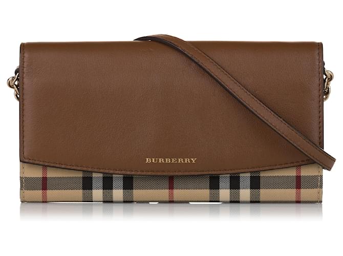 Burberry House Check Henley Chain Wallet