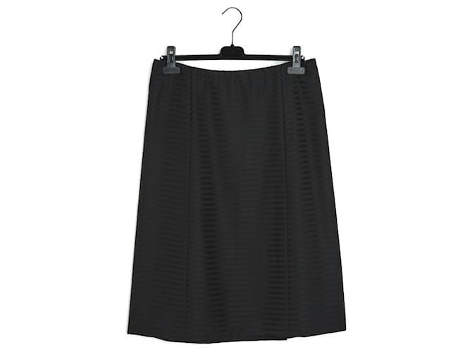 Chanel HAUTE COUTURE BLACK FR40 Silk Wool  ref.674788