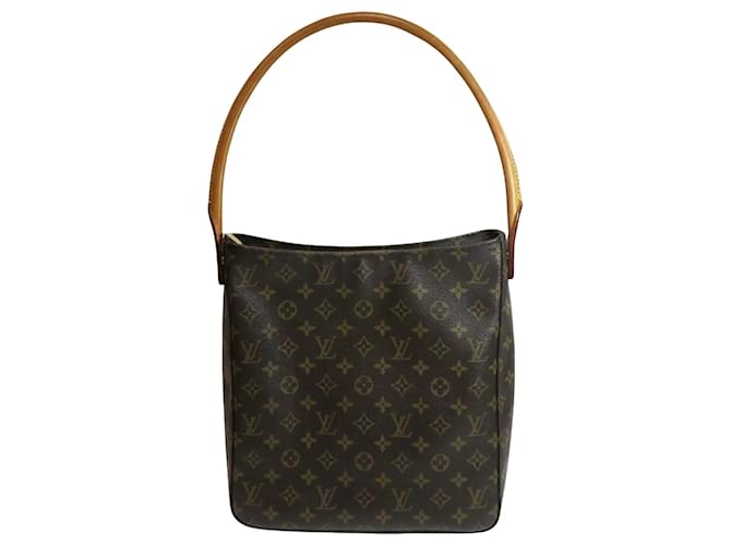 Louis Vuitton Looping Brown Cloth  ref.674847