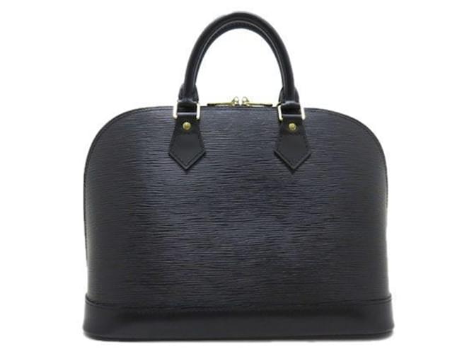 Louis Vuitton Alma Black Leather  ref.674985