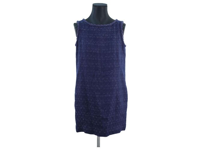Vestido de Chanel 38 Azul