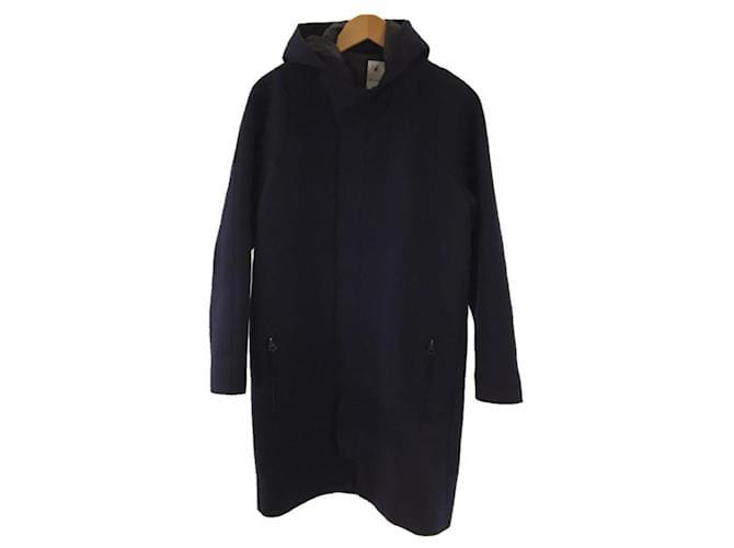 **Acne Studios (Acne) MILTON/hooded coat/46/wool/navy Navy blue  ref.675220